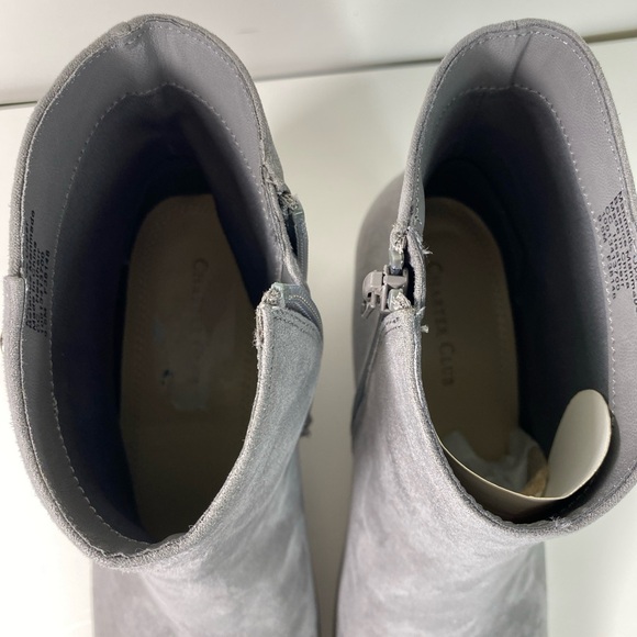 Charter Club 9.5 medium NWT Heather Gray Boots - Picture 9 of 11